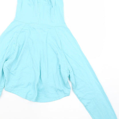 Pineapple Girls Blue   Pullover Hoodie Size 11-12 Years