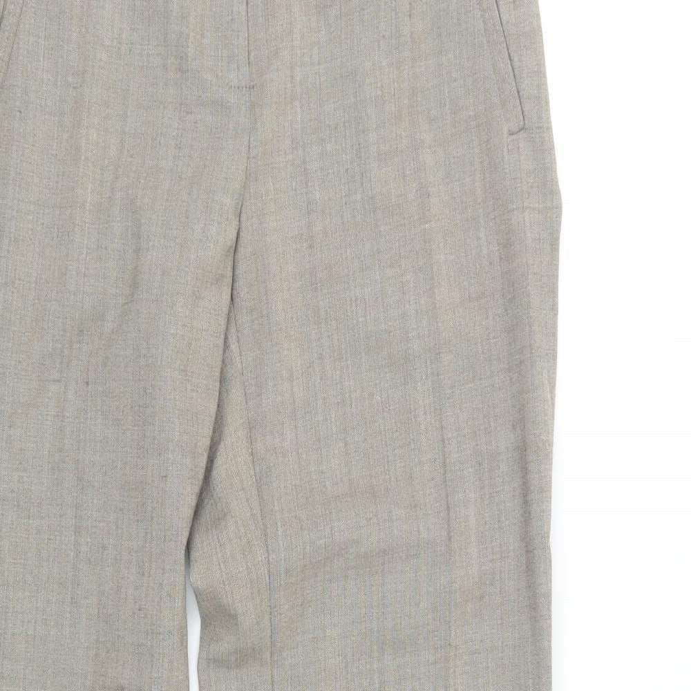 Womens UK Size 29 in Preworn Regular Fit  Beige Trousers