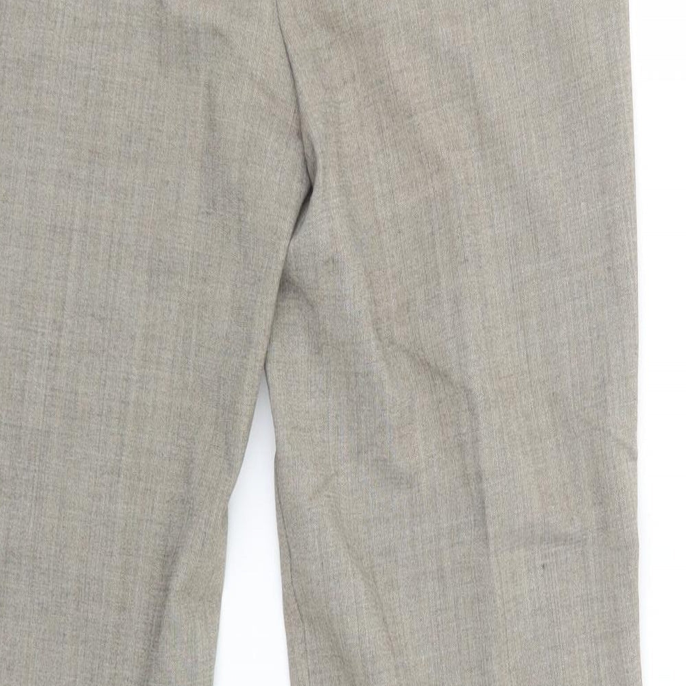 Womens UK Size 29 in Preworn Regular Fit  Beige Trousers