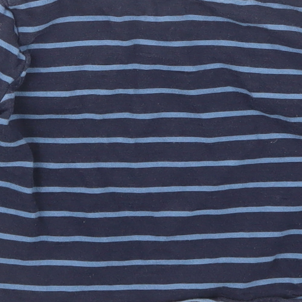 F&F Boys Blue Striped  Basic T-Shirt Size 12-18 Months