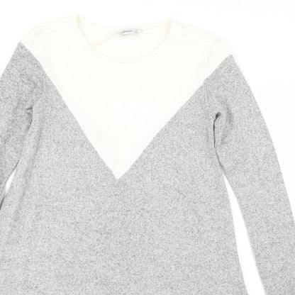 Stradivarius Womens Grey   Jumper Dress  Size S