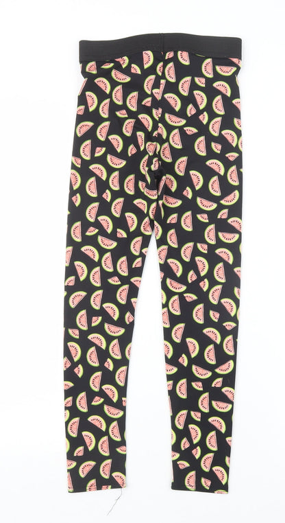 Womens UK Size 6 Atmosphere  Capri Black Leggings