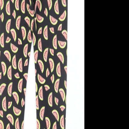 Womens UK Size 6 Atmosphere  Capri Black Leggings