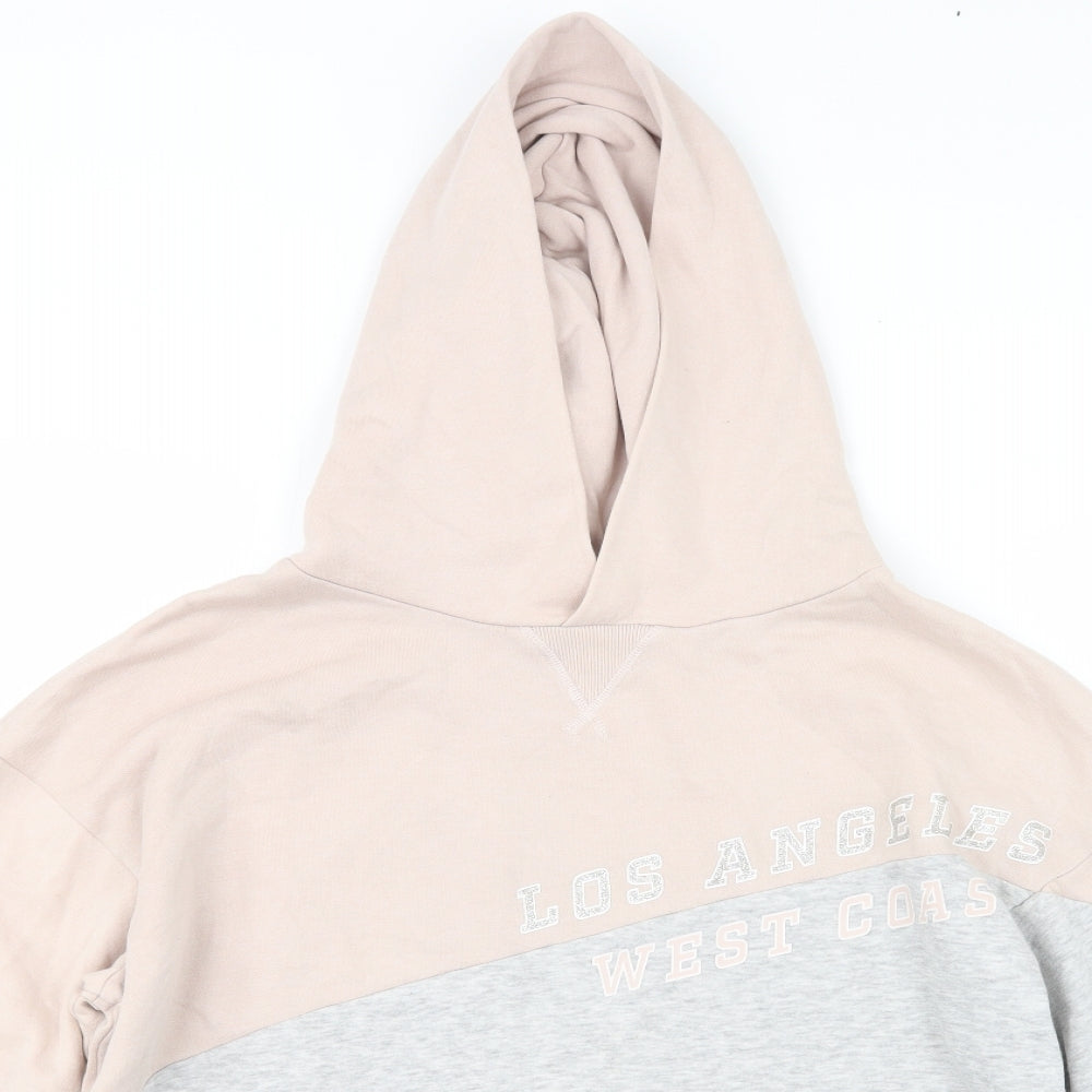 H&M Girls Pink   Pullover Hoodie Size 14 Years