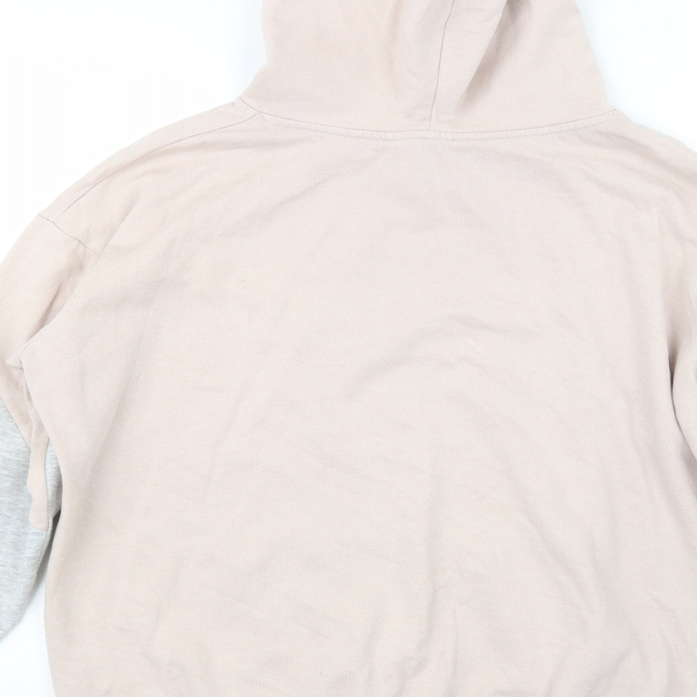 H&M Girls Pink   Pullover Hoodie Size 14 Years