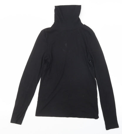 Womens UK Size 12 New Look Black Basic T-Shirt