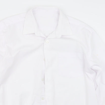 George] Boys White   Basic Button-Up Size 13-14 Years