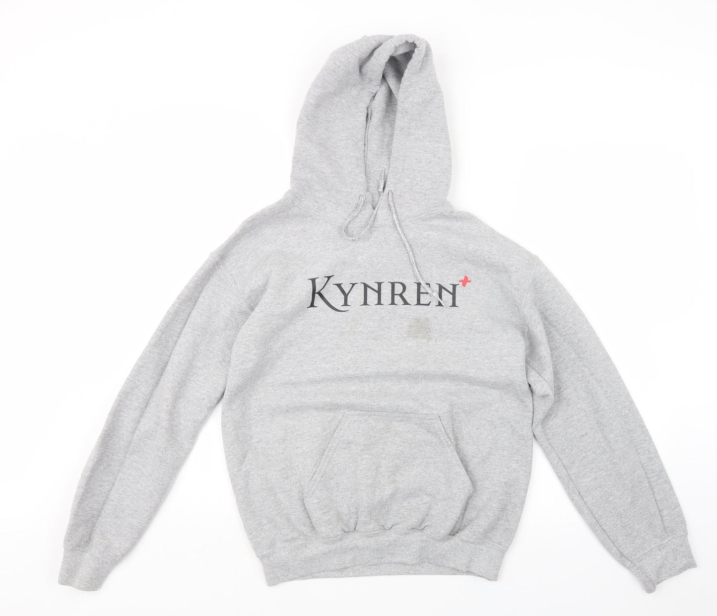 Mens UK Size S Gildan Grey Pullover Hoodie