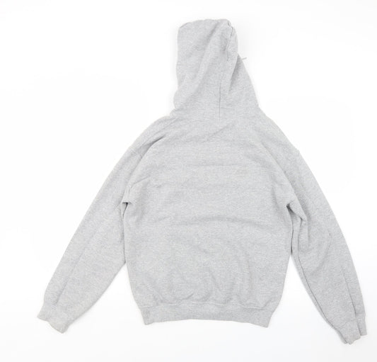 Mens UK Size S Gildan Grey Pullover Hoodie