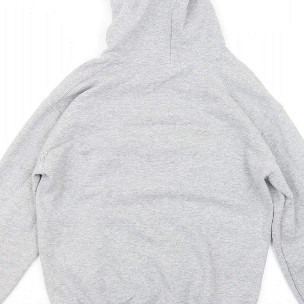 Mens UK Size S Gildan Grey Pullover Hoodie