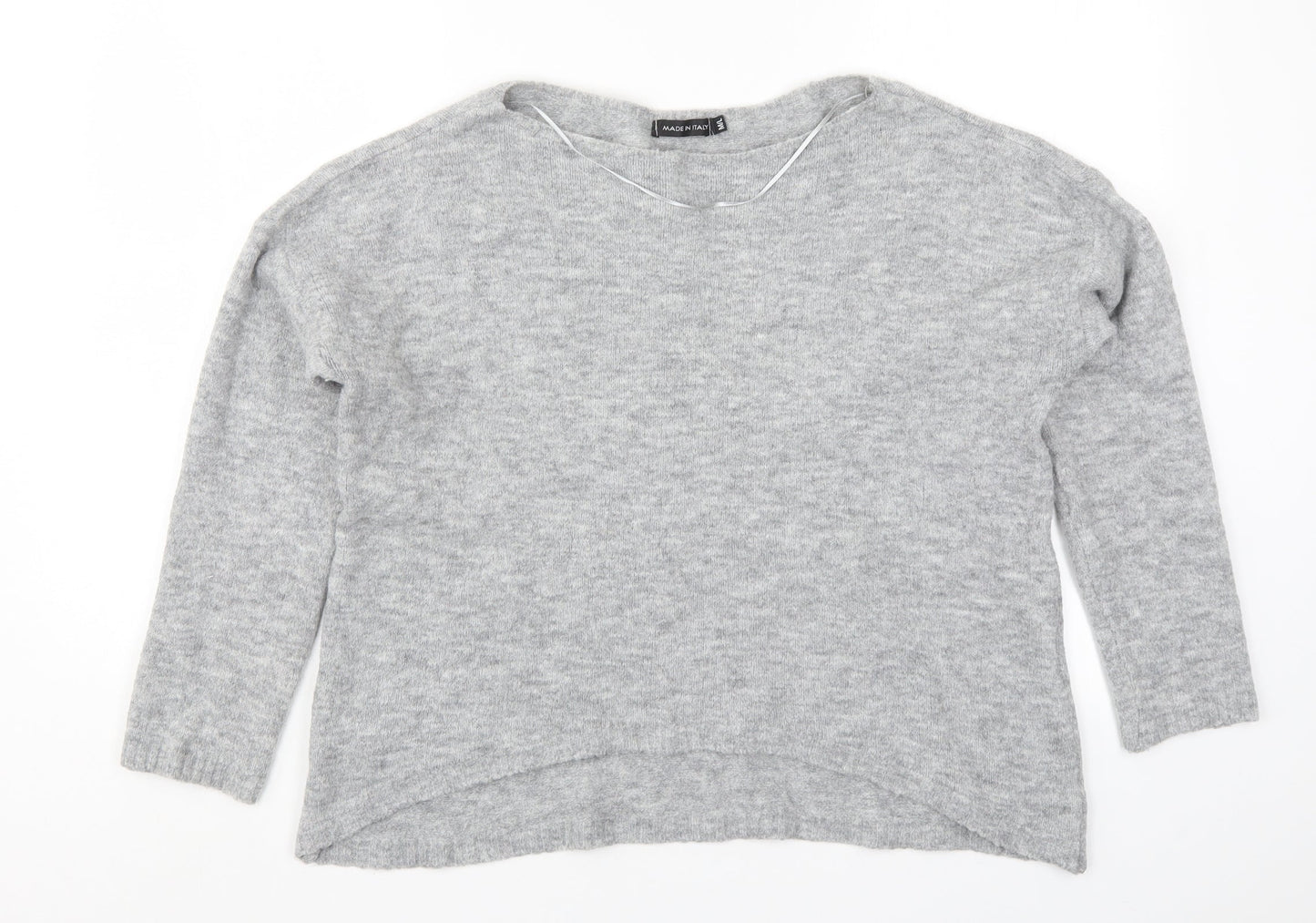 Womens UK Size M Preworn Grey Pullover Jumper
