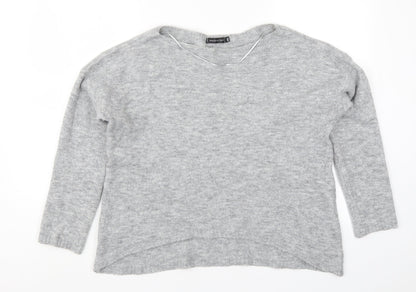 Womens UK Size M Preworn Grey Pullover Jumper