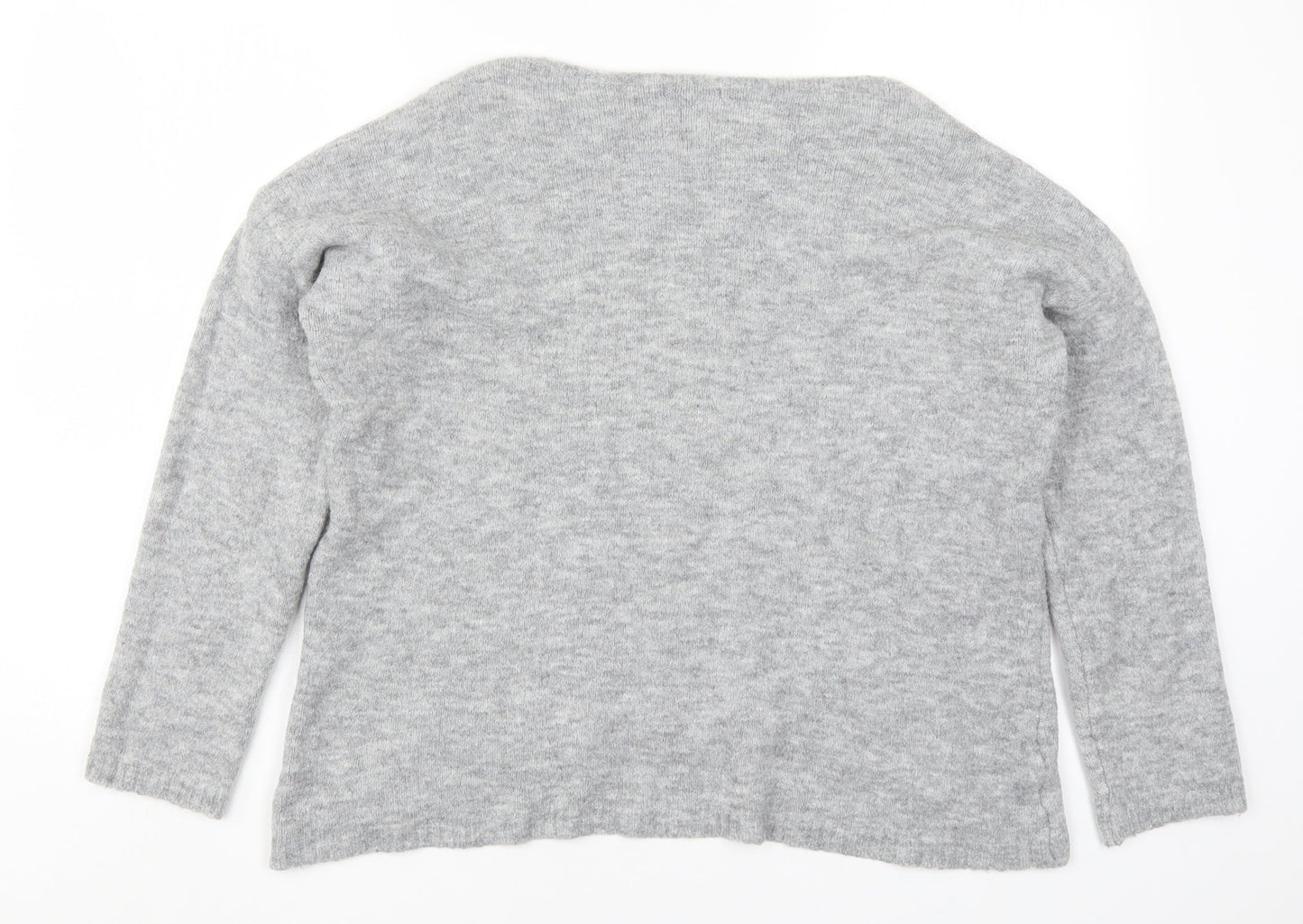 Womens UK Size M Preworn Grey Pullover Jumper