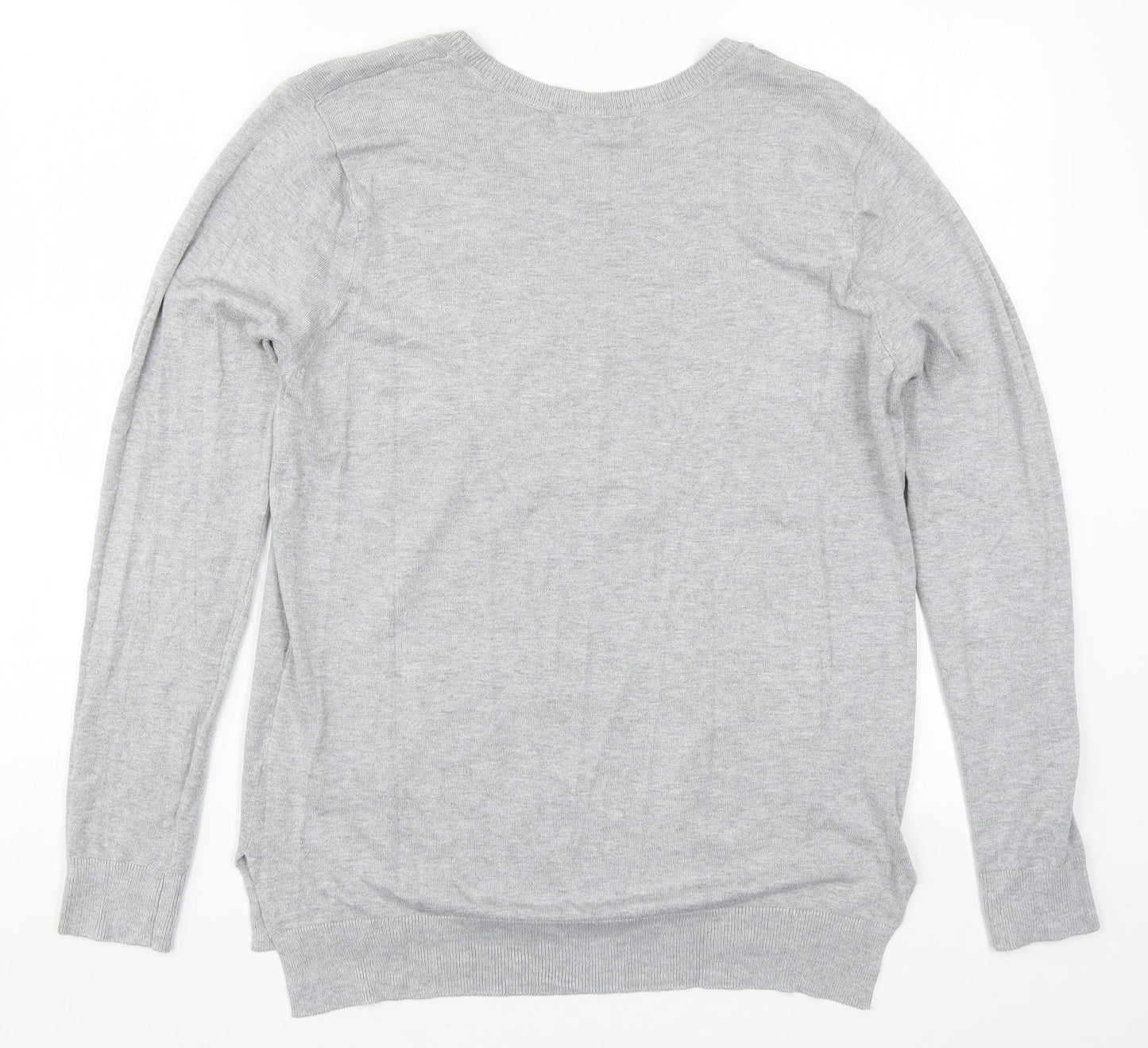 Womens UK Size 14 Peacocks Grey Pullover Jumper