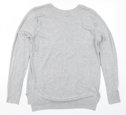 Womens UK Size 14 Peacocks Grey Pullover Jumper