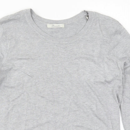 Womens UK Size 14 Peacocks Grey Pullover Jumper