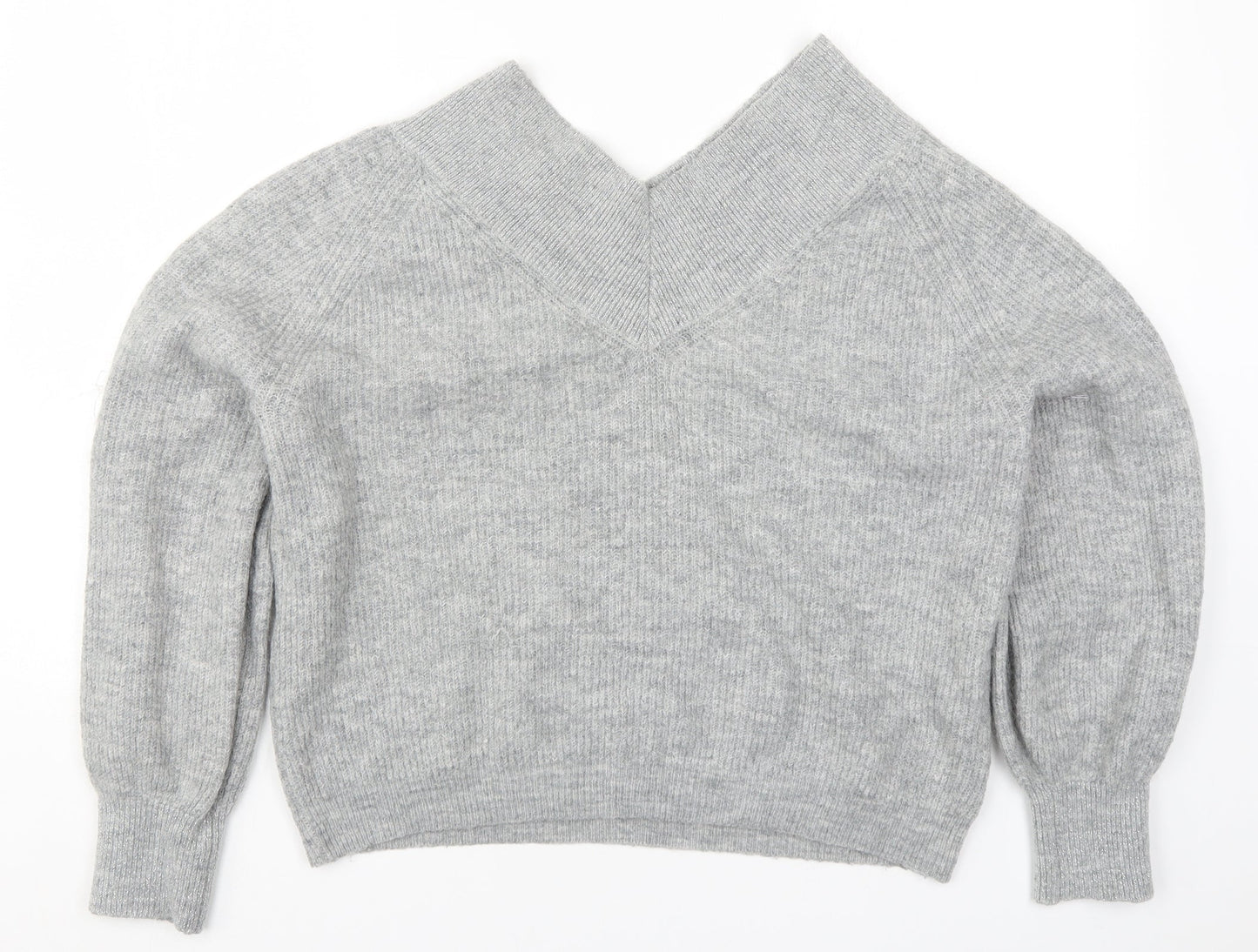 Womens UK Size 14 Marks and Spencer Grey Pullover Jumper