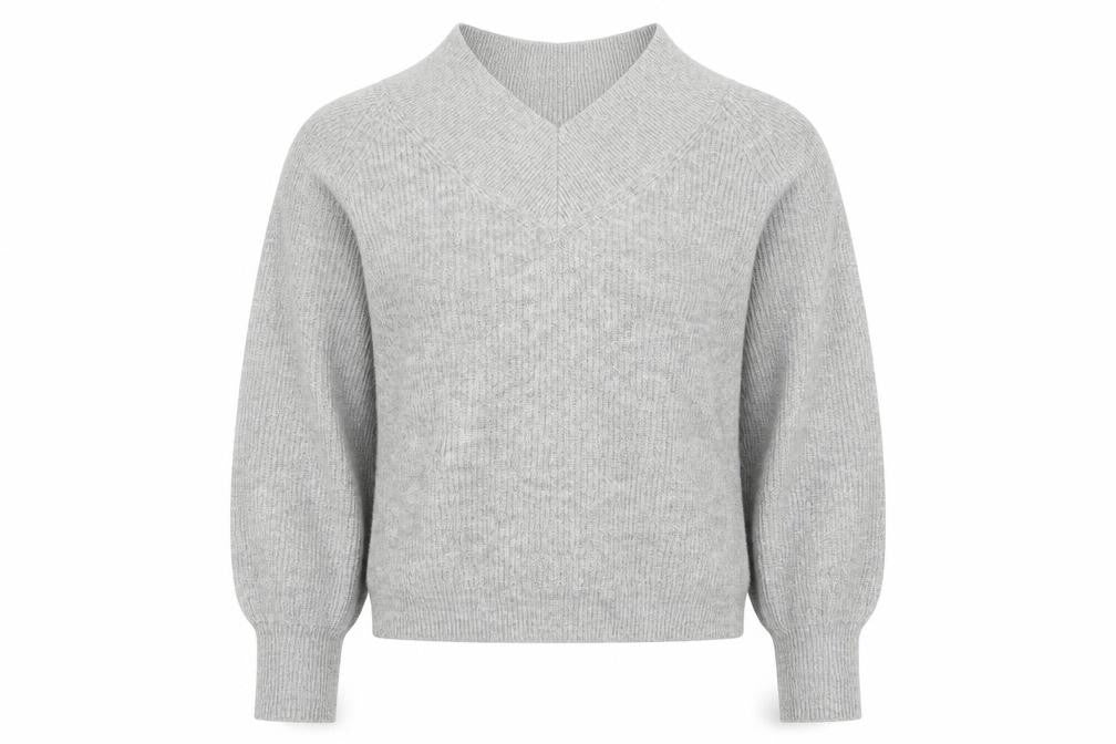 Womens UK Size 14 Marks and Spencer Grey Pullover Jumper