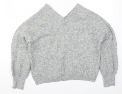 Womens UK Size 14 Marks and Spencer Grey Pullover Jumper
