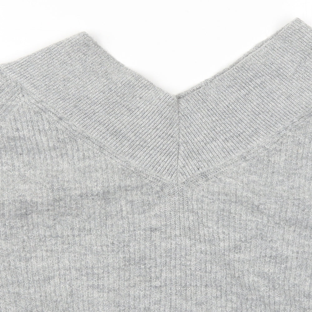 Womens UK Size 14 Marks and Spencer Grey Pullover Jumper
