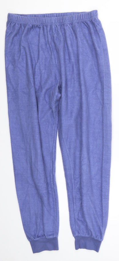 Womens UK Size L Preworn Regular Fit  Purple Trousers