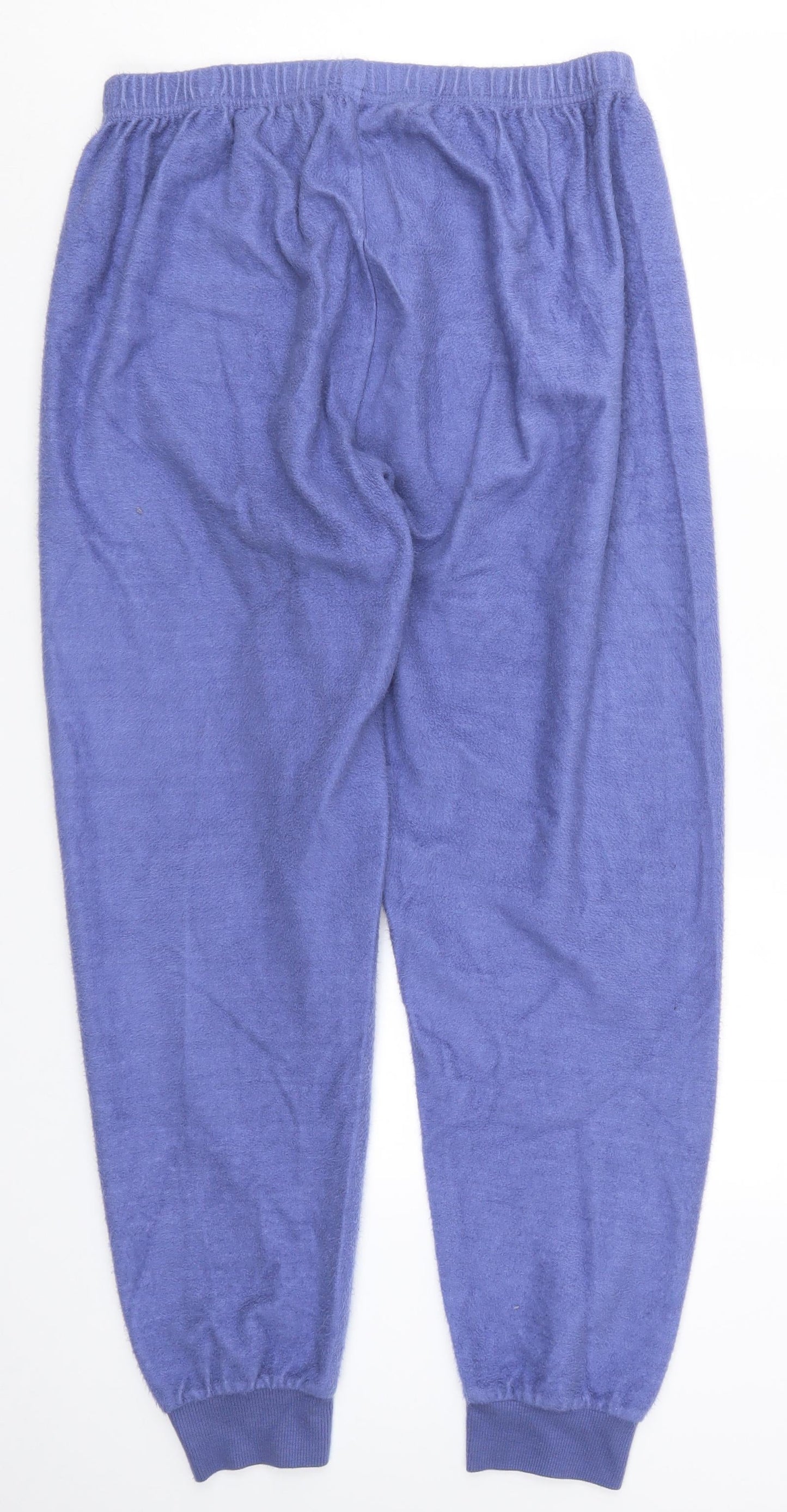 Womens UK Size L Preworn Regular Fit  Purple Trousers