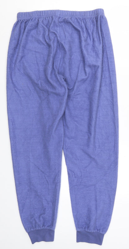 Womens UK Size L Preworn Regular Fit  Purple Trousers