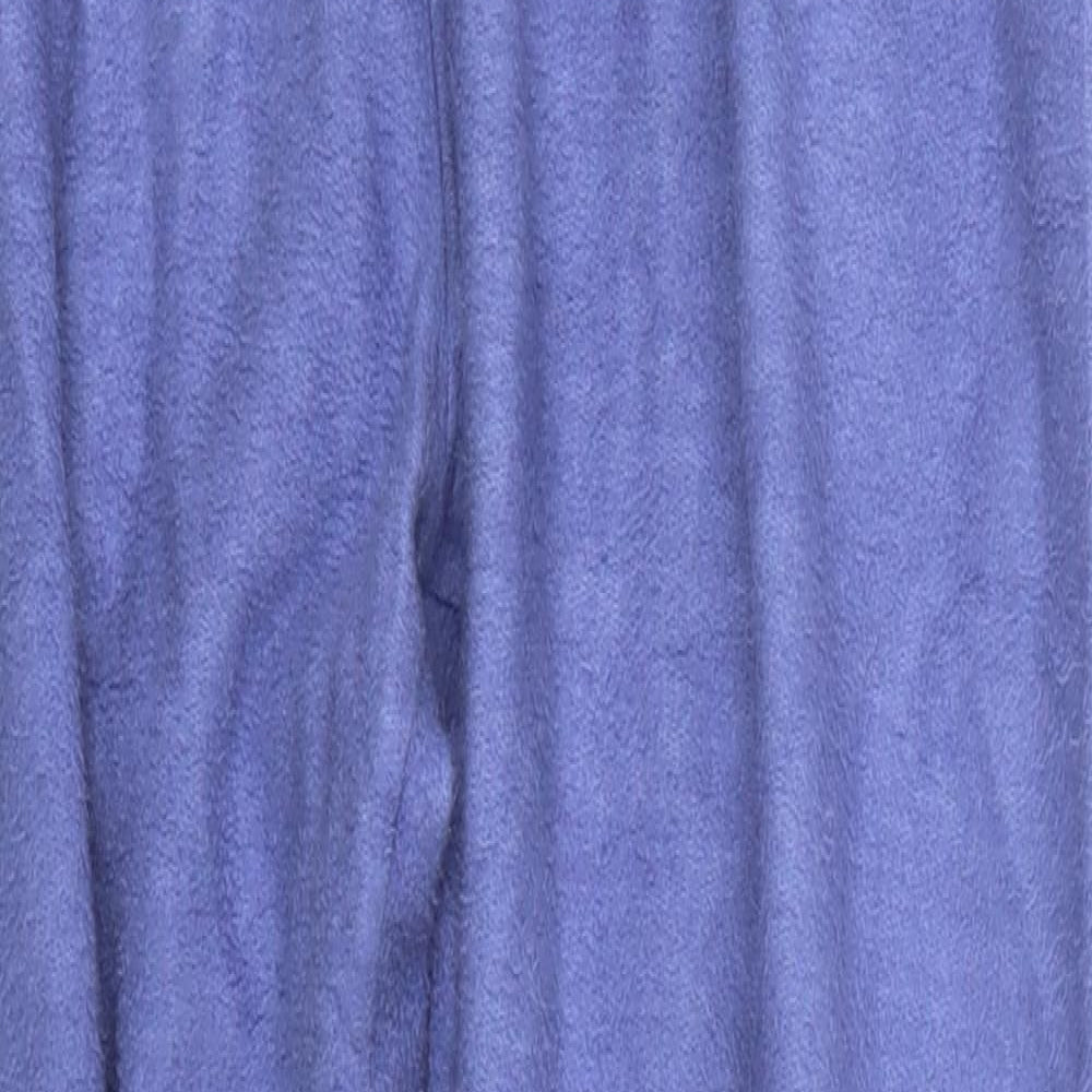 Womens UK Size L Preworn Regular Fit  Purple Trousers