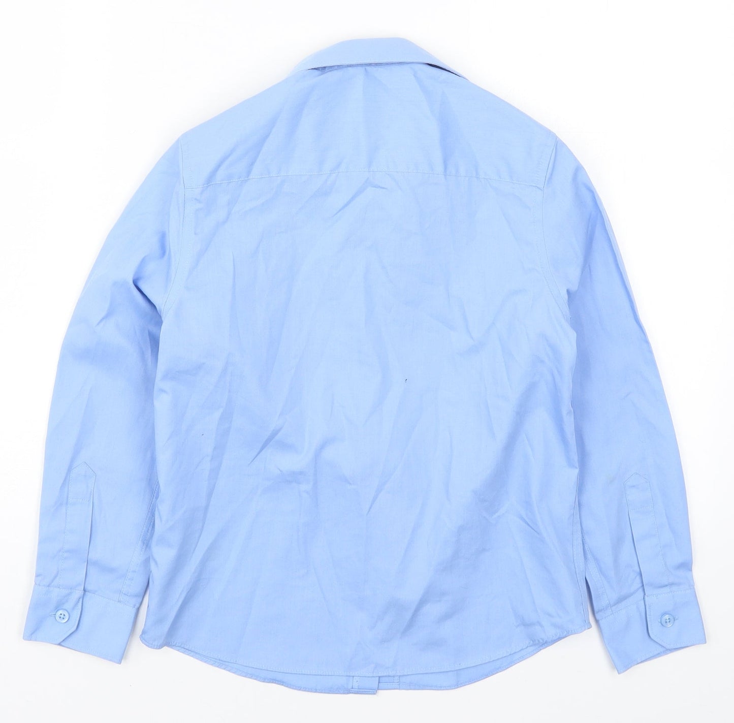 Marks and Spencer Boys Blue   Basic Button-Up Size 8-9 Years