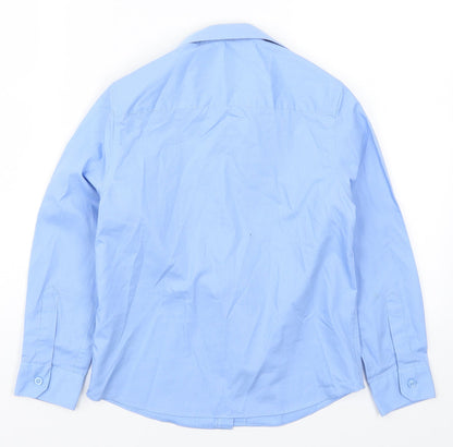 Marks and Spencer Boys Blue   Basic Button-Up Size 8-9 Years