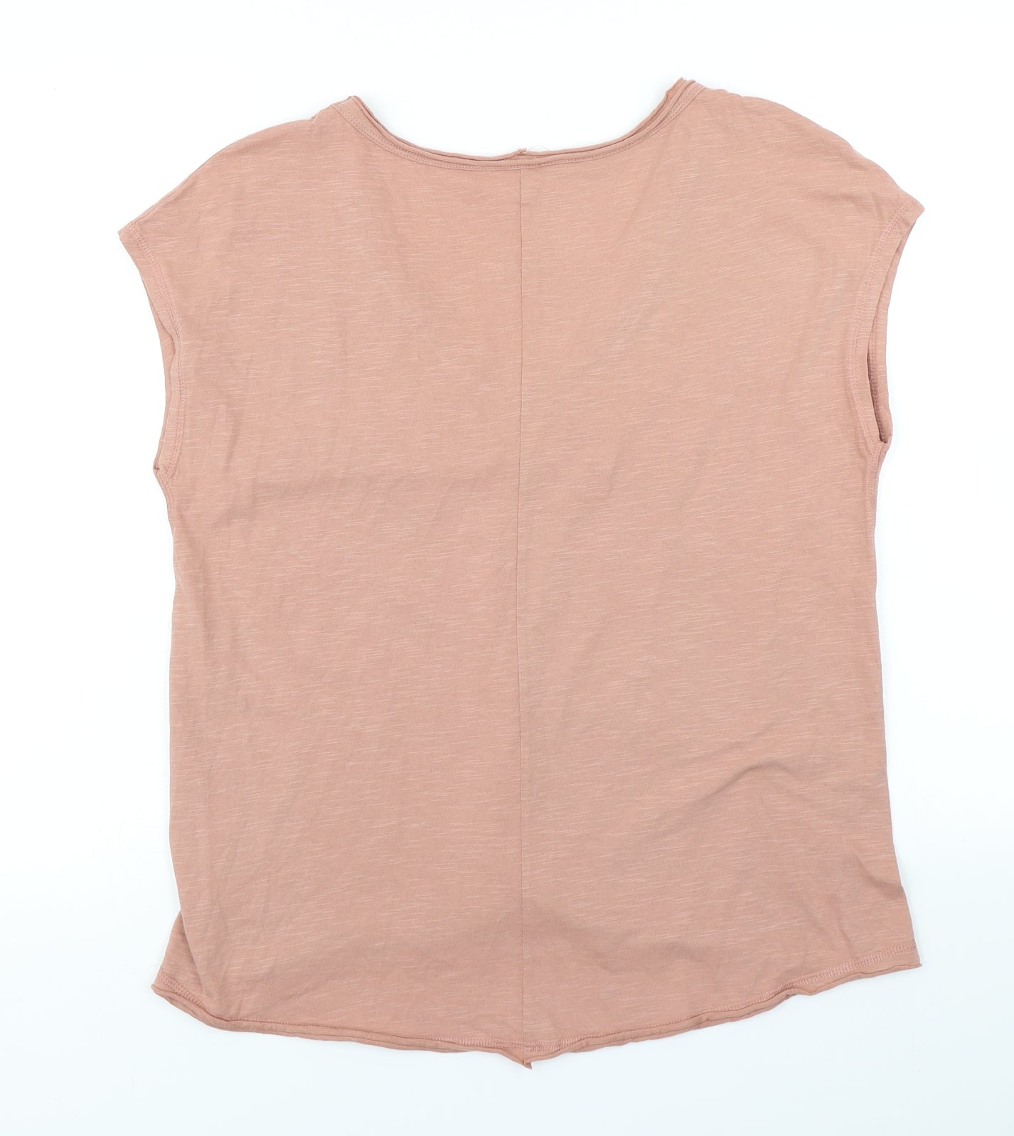 Womens UK Size 10 River Island Pink Basic T-Shirt