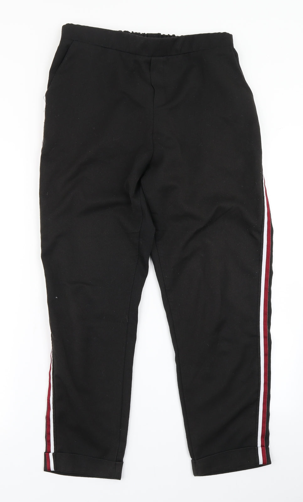 Womens UK Size 12 New Look Regular Fit Dress Pants Black Trousers