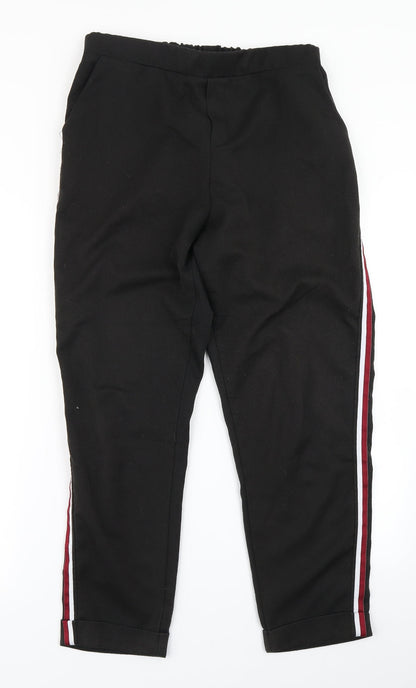 Womens UK Size 12 New Look Regular Fit Dress Pants Black Trousers