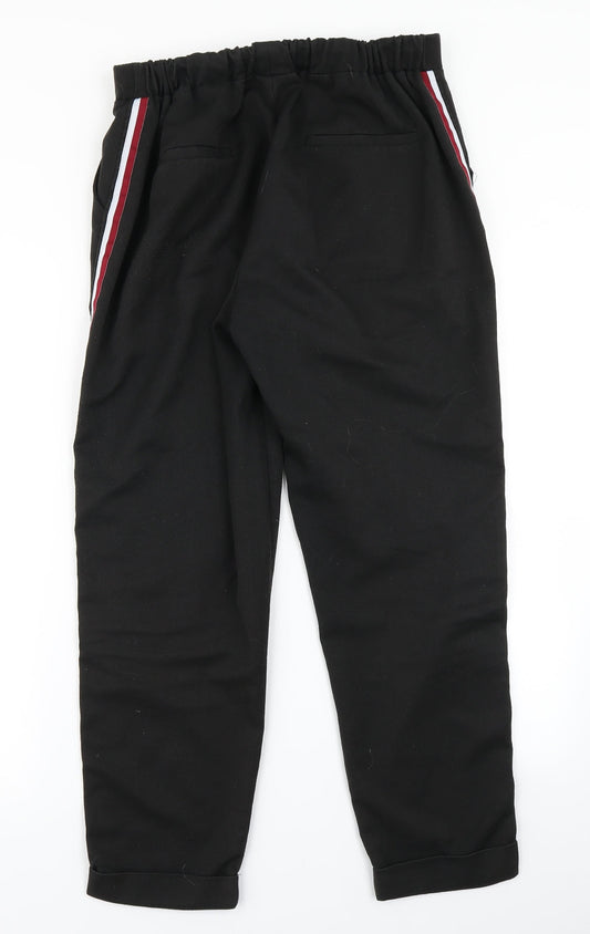 Womens UK Size 12 New Look Regular Fit Dress Pants Black Trousers