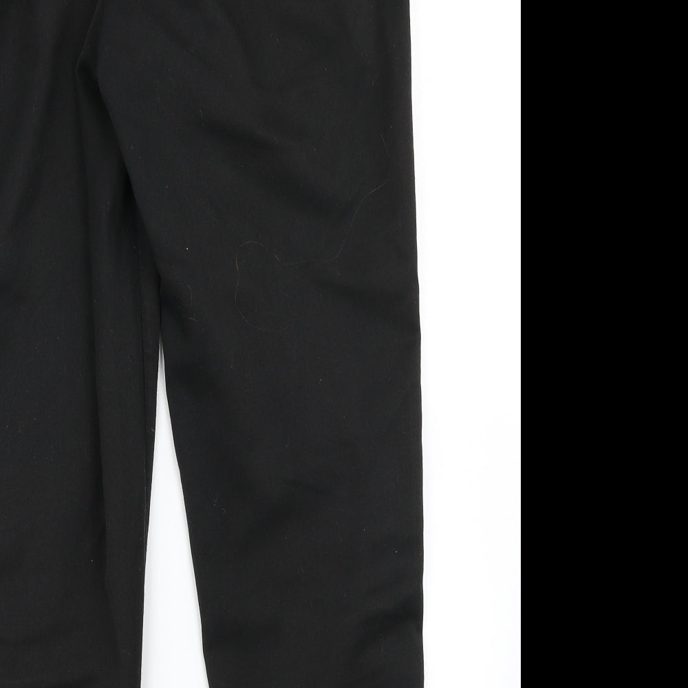 Womens UK Size 12 New Look Regular Fit Dress Pants Black Trousers