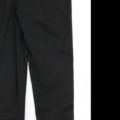 Womens UK Size 12 New Look Regular Fit Dress Pants Black Trousers