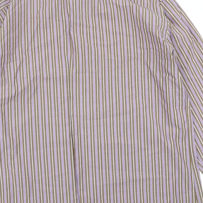 Mens UK Size L NEXT Purple  Button-Up Long Sleeve Casual Shirt
