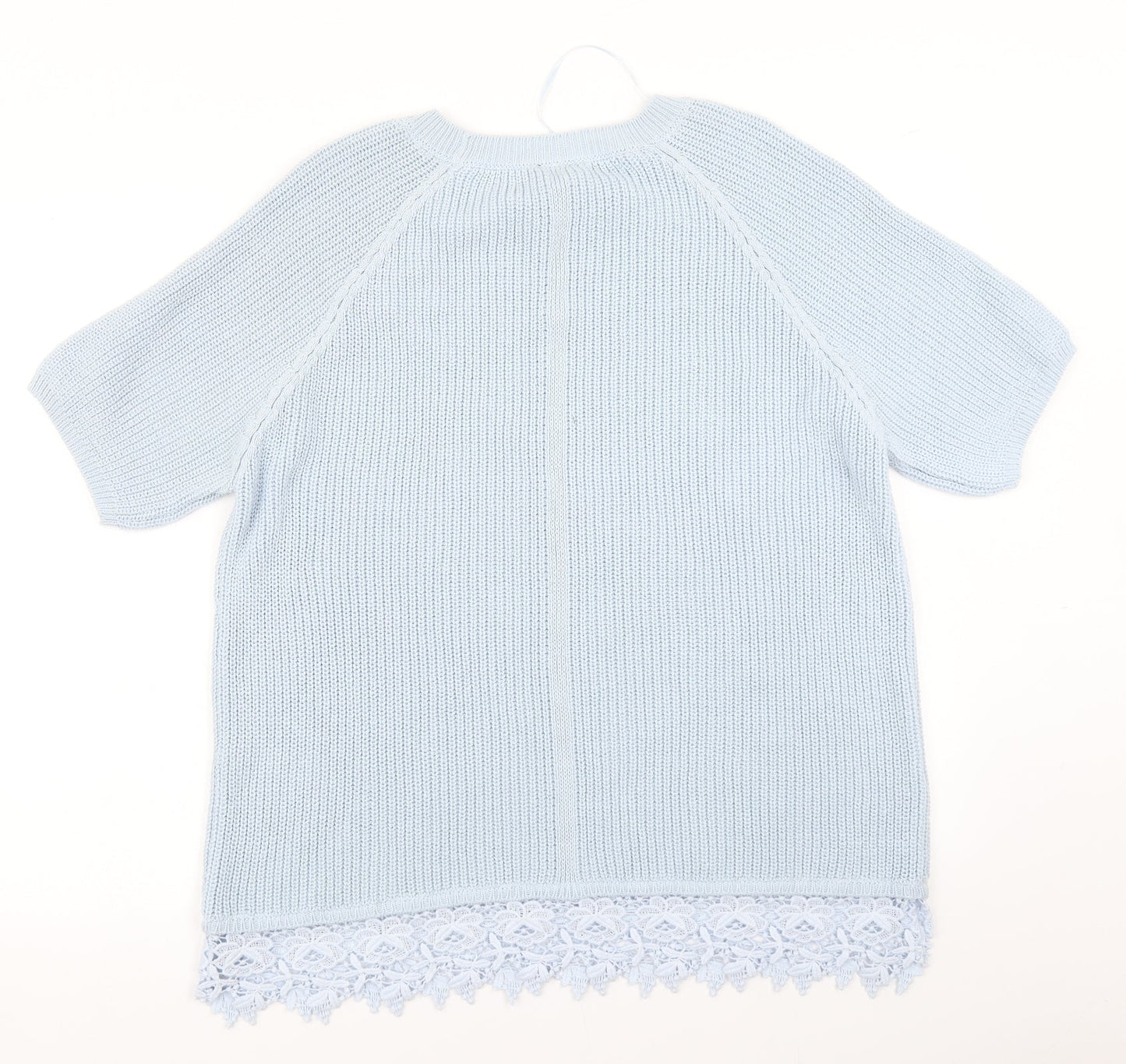 F&F Womens Blue  Knit Pullover Jumper Size 16