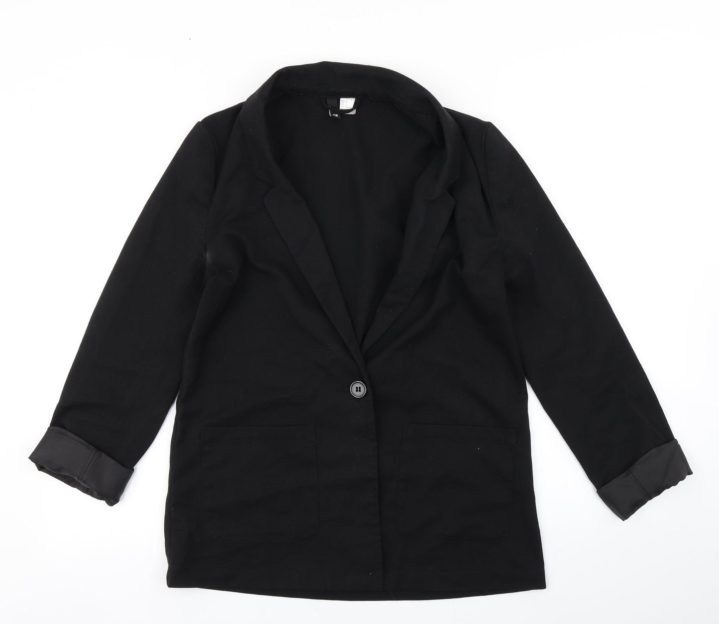 Divided Womens Clear   Jacket Blazer Size 12