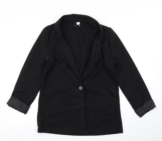 Divided Womens Clear   Jacket Blazer Size 12