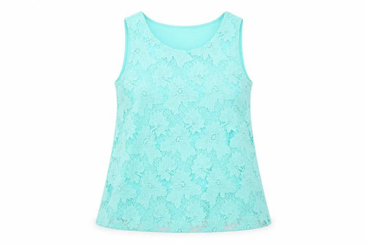 Front view of Peacocks women’s green basic t-shirt, size UK 12
