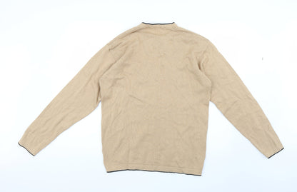 George Mens Beige   Pullover Jumper Size S