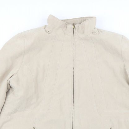 Mens UK Size S bm Beige Overcoat