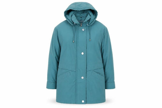 Womens UK Size 12 Klass Green Overcoat