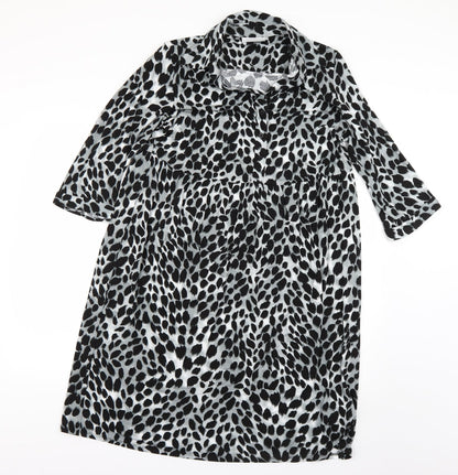 Wallis Womens Multicoloured Animal Print  Jumper Dress  Size 12