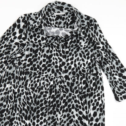 Wallis Womens Multicoloured Animal Print  Jumper Dress  Size 12