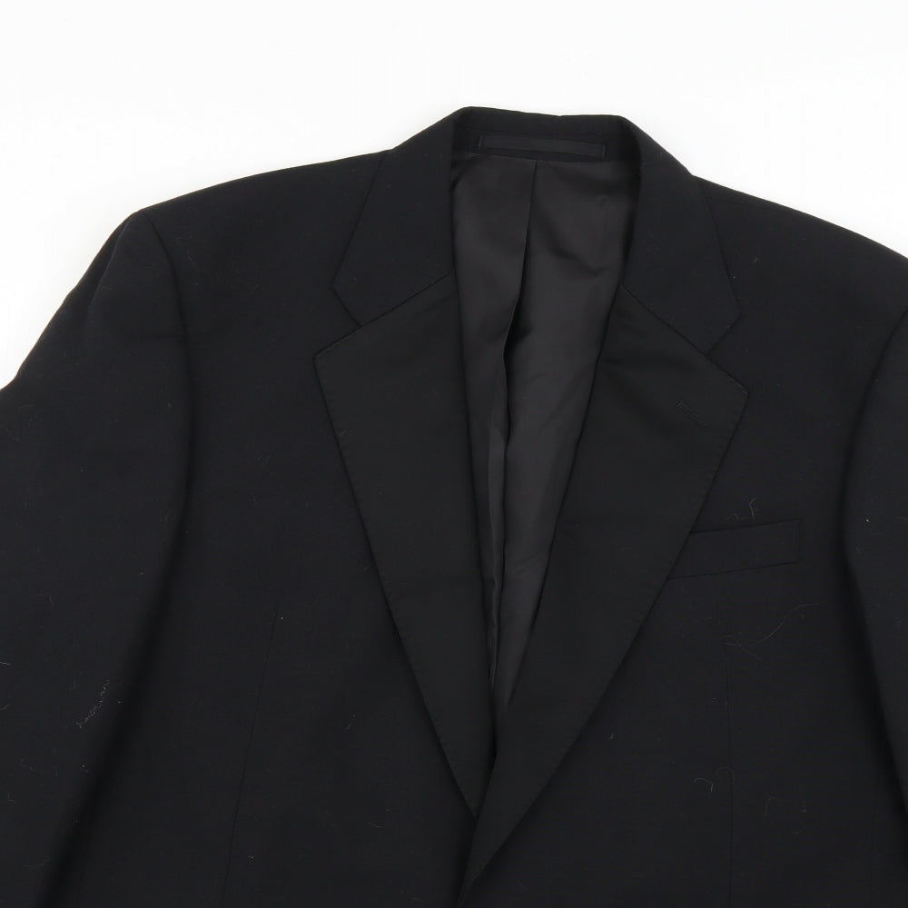 Mens UK Size  Preworn Black Jacket