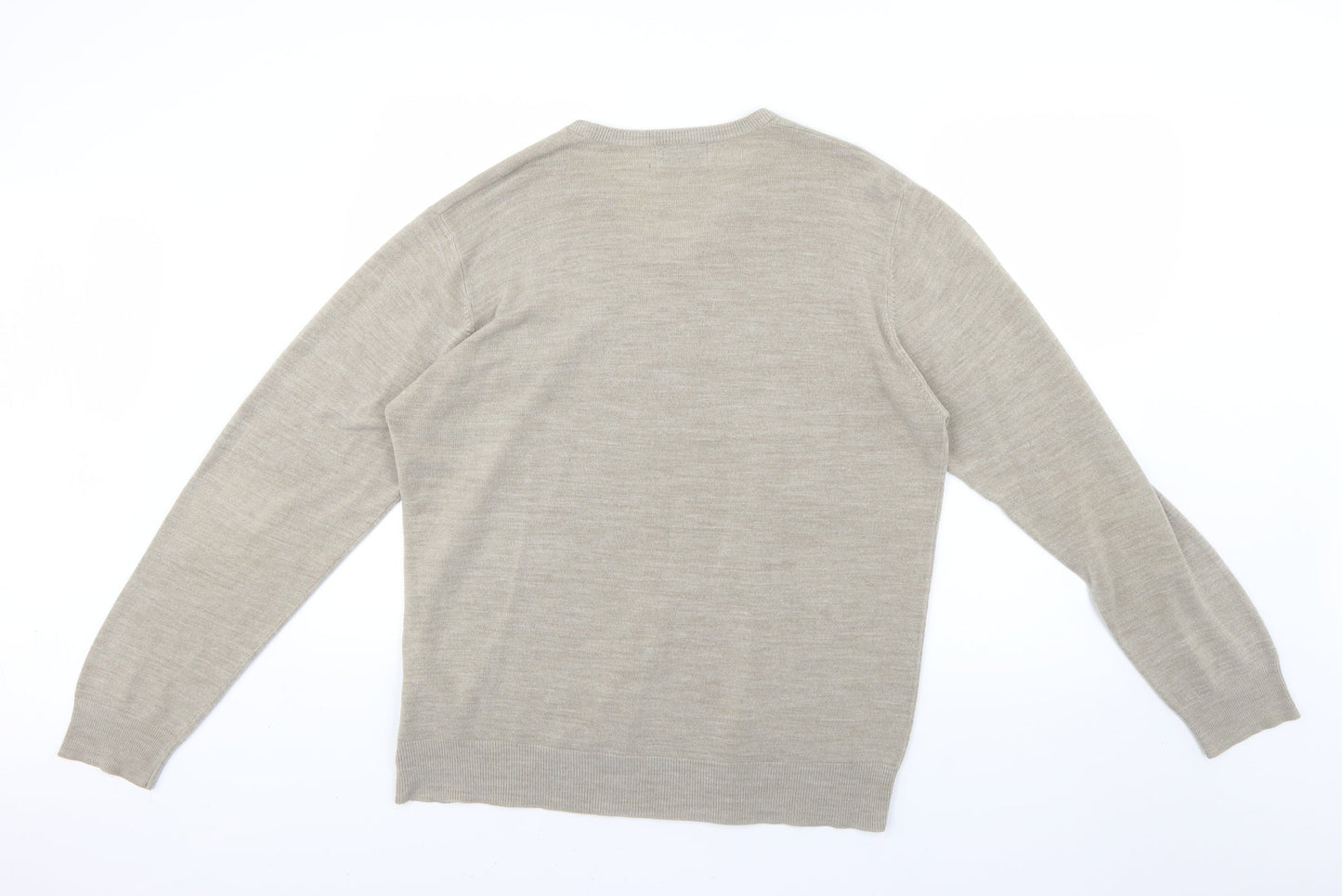 Marks and Spencer Mens Beige    Jumper Size XL