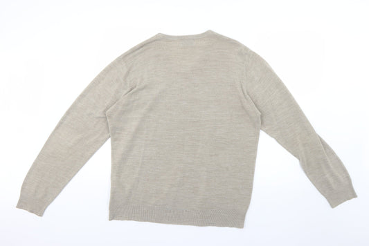 Marks and Spencer Mens Beige    Jumper Size XL