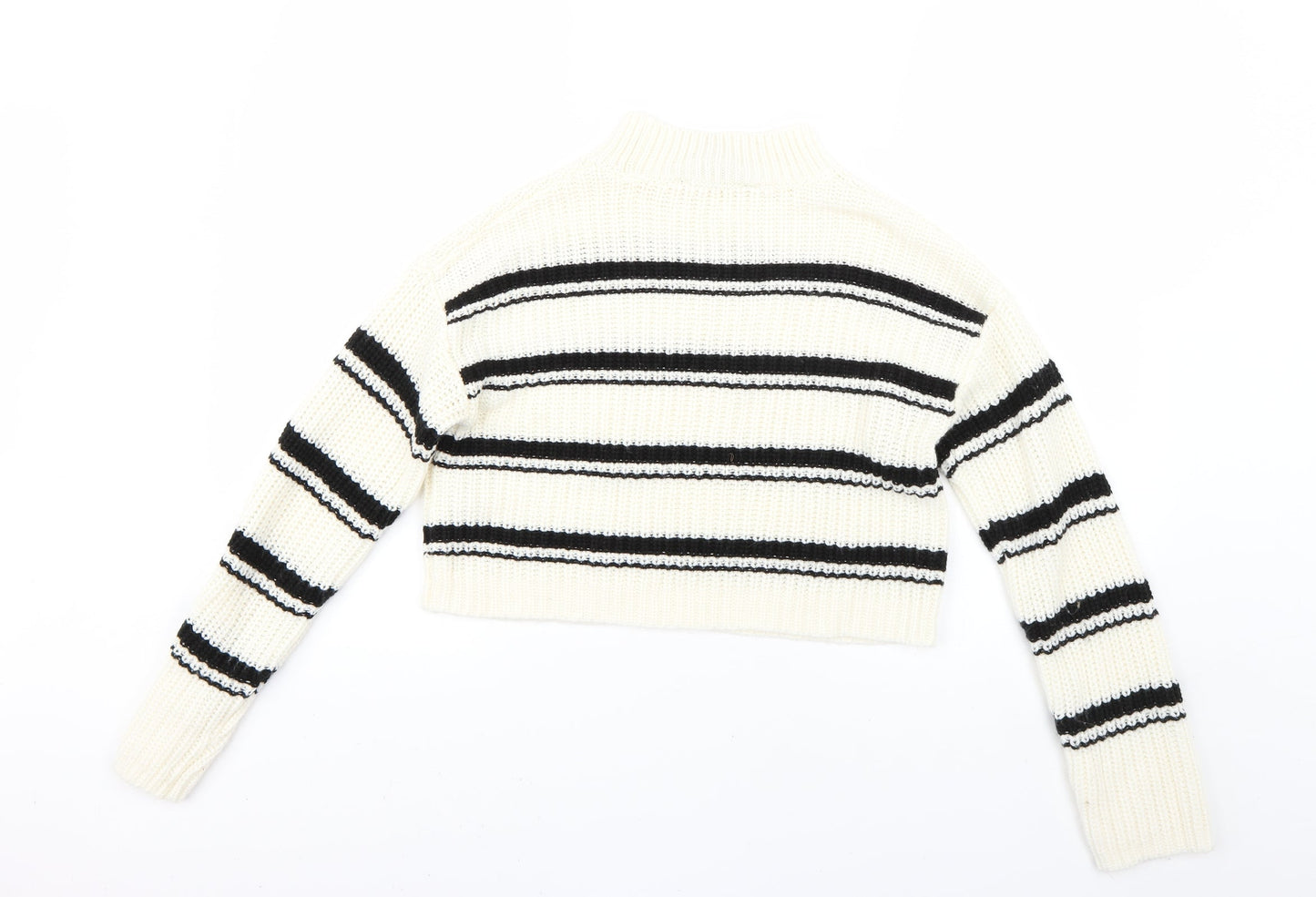 New Look Girls Multicoloured Striped  Pullover Jumper Size 12-13 Years